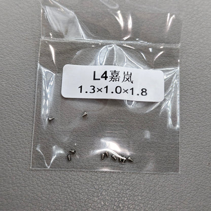 10 PIECES Silver 1.0 Back Cover Case Screws for La Grande Classique De Longines L4