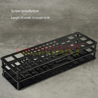 Multi-functional tool stand with screwdriver storage, ideal for organized watch accessory workspaces.