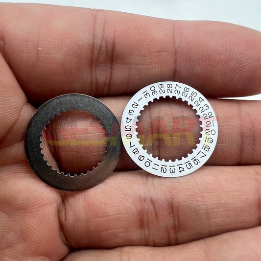 White date wheel for RLX 3235 movement, generic replacement part for watch date display.
