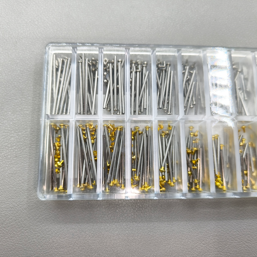 Assortment 200 PIECES Watch Strap Screws Link Pins Kit Watch Band Screw Set 10-28mm