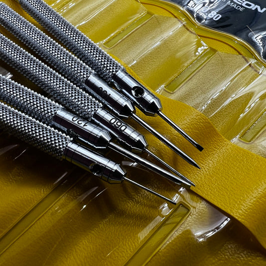 Swiss Bergeon 30080-P05 2868 Replacement Set Of 5 Screwdrivers in Pouch