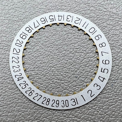 Sandus Datumsscheibe Rad Font Datum bei 6 f�r Cartier Blue, pr�zises Zifferblatt-Detail f�r Uhrenzubeh�r.