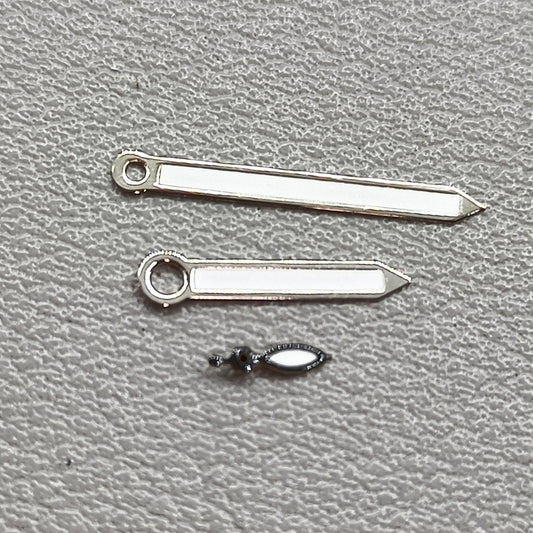 2 Sets Silver Trim Watch Hands for Seagull ST6 Automatic Mechanical Movement