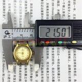 SHANGHAI DIAMOND Manual Mechanical Lady Watch 17 Jews Yellow Dial Golden Nail