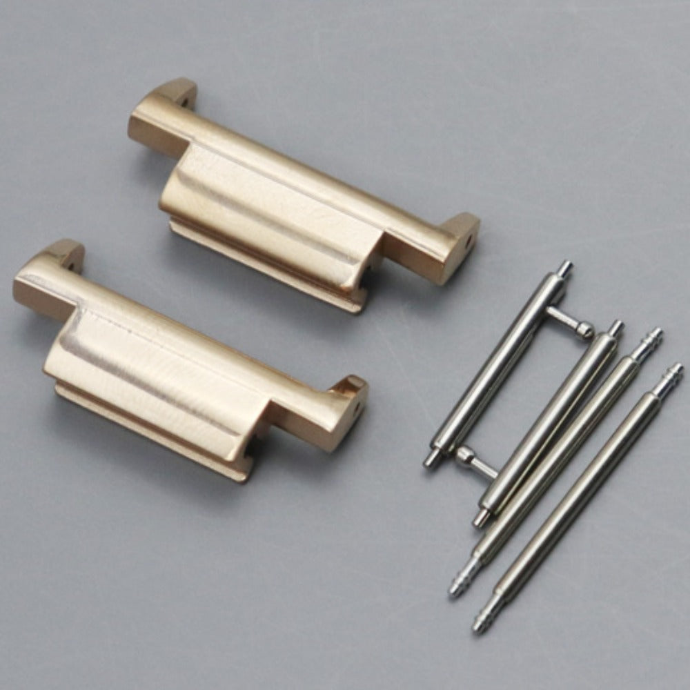 Rose Gold 16-22mm watch band link pins and endlinks compatible with Casio GShock DW5600 DW6900 models.