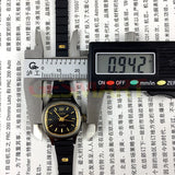 23mm HAIDA Manual Mechanical Lady Watch Golden Nail 17 Jews Black Dial 3 Hands