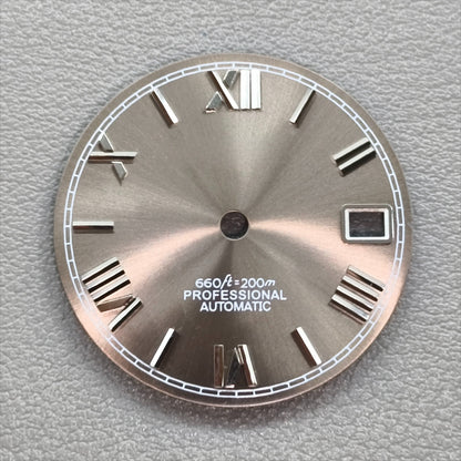 watch dial with S logo