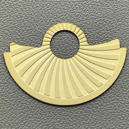 Rotor ondulé oblique doré, masse oscillante, compatible avec NH35 NH36 7S26 4R35