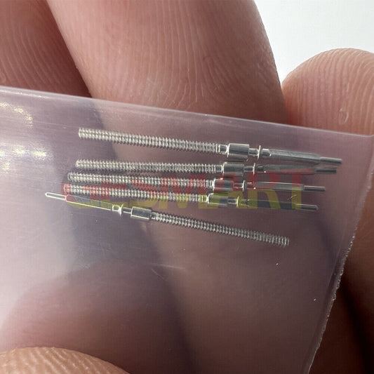 Movement watch winding stem for 6309 movement, compatible spare part for precise watch repair.