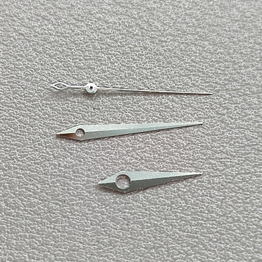 2 Sets Silver Trim Cocktail Type No Lume Hands for NH35/36 NH38 NH72 NH70