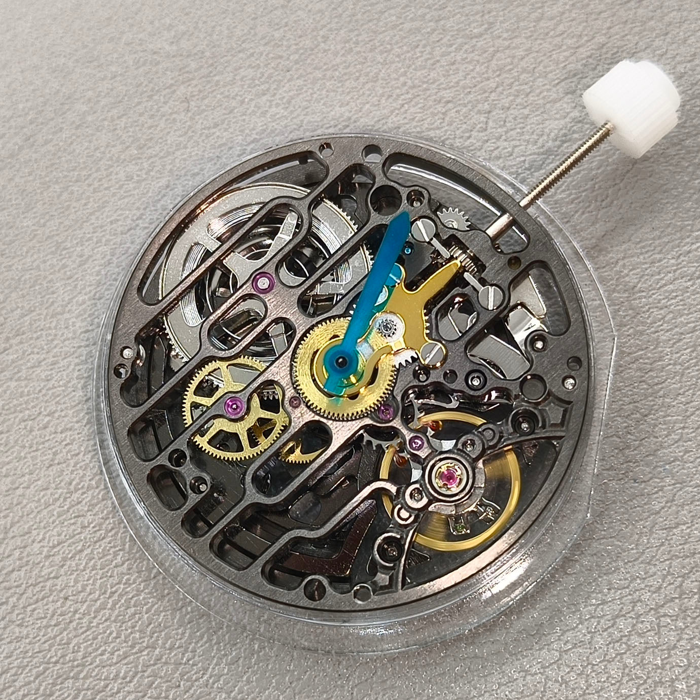 HZ7500A Black Hollow Round Automatic Mechanical Movement