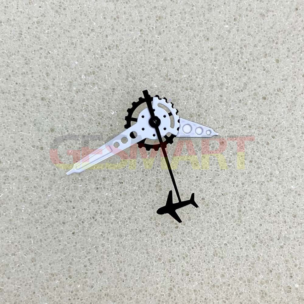 Plane Small Second green luminous watch hands compatible with NH35/NH36/4R/7S movements, perfect for detailed timekeeping.