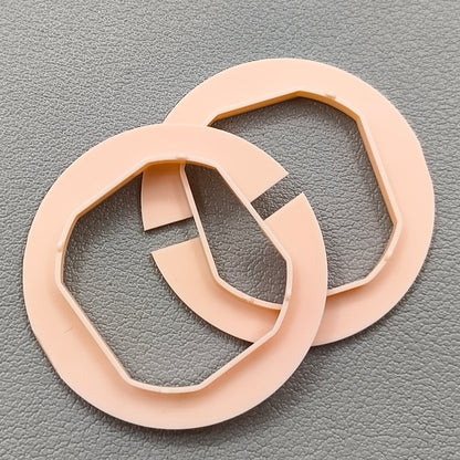 3 PIECES Watch Case Cushion Mount Spacer Ring Fixing Ring for HTR VX43 Movement