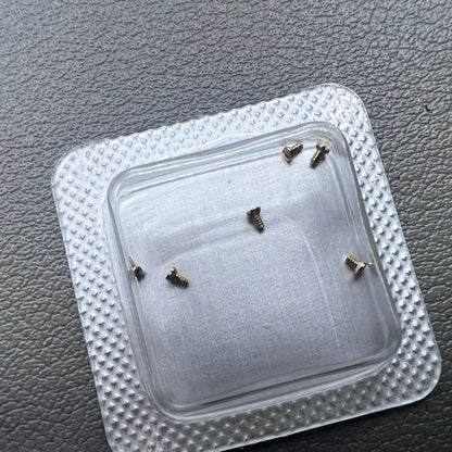 Set of 3 golden 0.7mm back cover screws for La Grande Classique De Longines L4 watch accessories