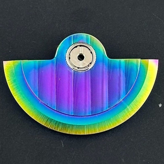 Modified Rainbow Geneva Pattern Rotor Oscillating Weight for NH35 NH36 Movement