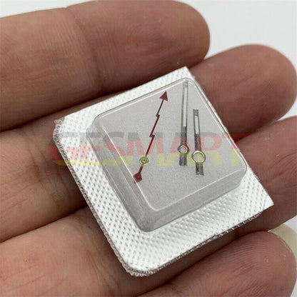 Green lume 3-hand set with lightning second hand for Miyota NH35/NH36, durable watch accessory.