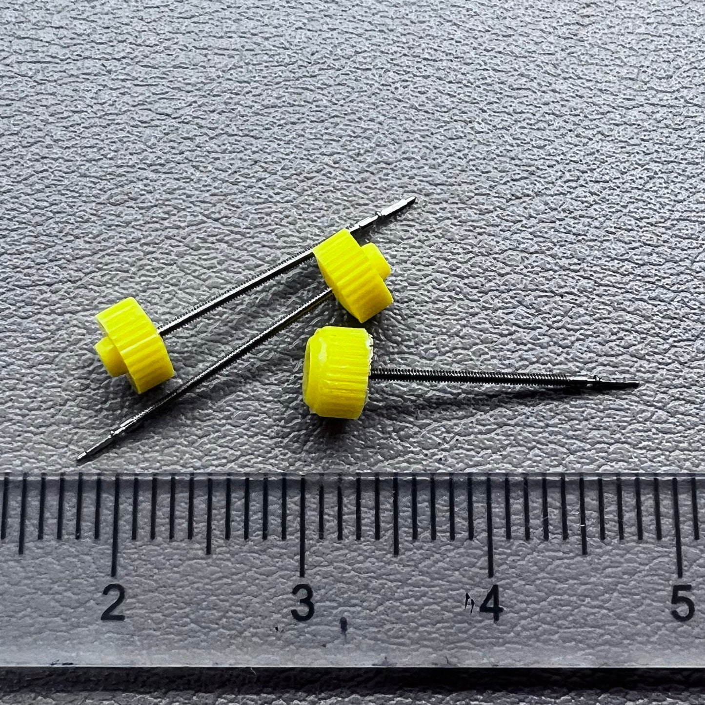 3 PIECES Generic Watch Winding Stems Watch Stems for ISA 125 ISA127 Movement