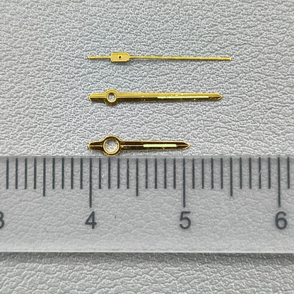 2 Sets Golden Trim Green Luminous Watch Hands for Orient 46941 46943 Movement