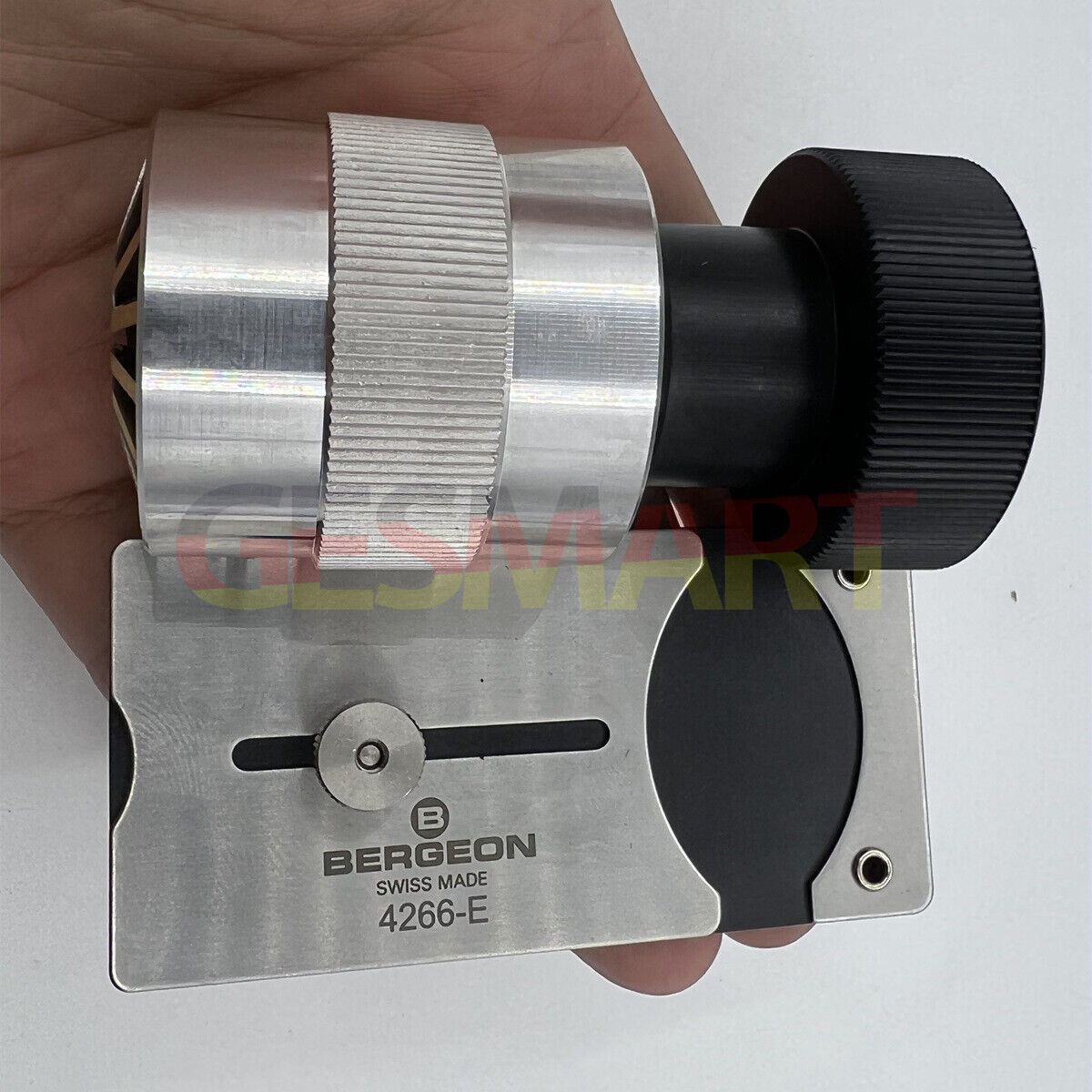 Bergeon 4266 crystal remover tool for watches, lifts crystals 10-45mm with precision and ease.