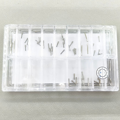 65 PIECES/Box 13 Sizes Watch Winding Stem Extenders for Watch Movement