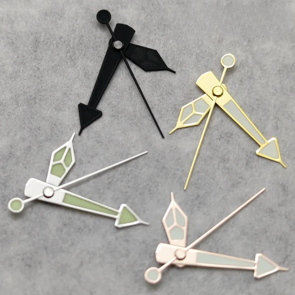 Multicolor C3 Green Luminous Watch Hands Pointers For NH35/NH36/4R/7S Movement