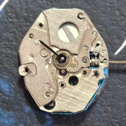 Swiss Made ETA111.881 quartz watch movement with 2 hands, disassembled for repair or customization.