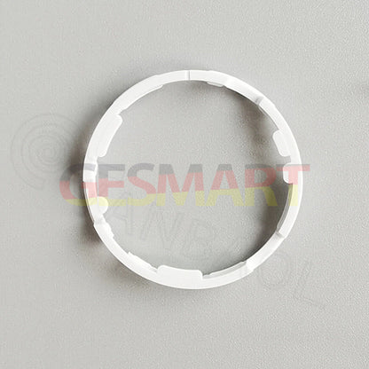 Durable plastic spacer ring for Miyota 8200 watch movement cushioning.