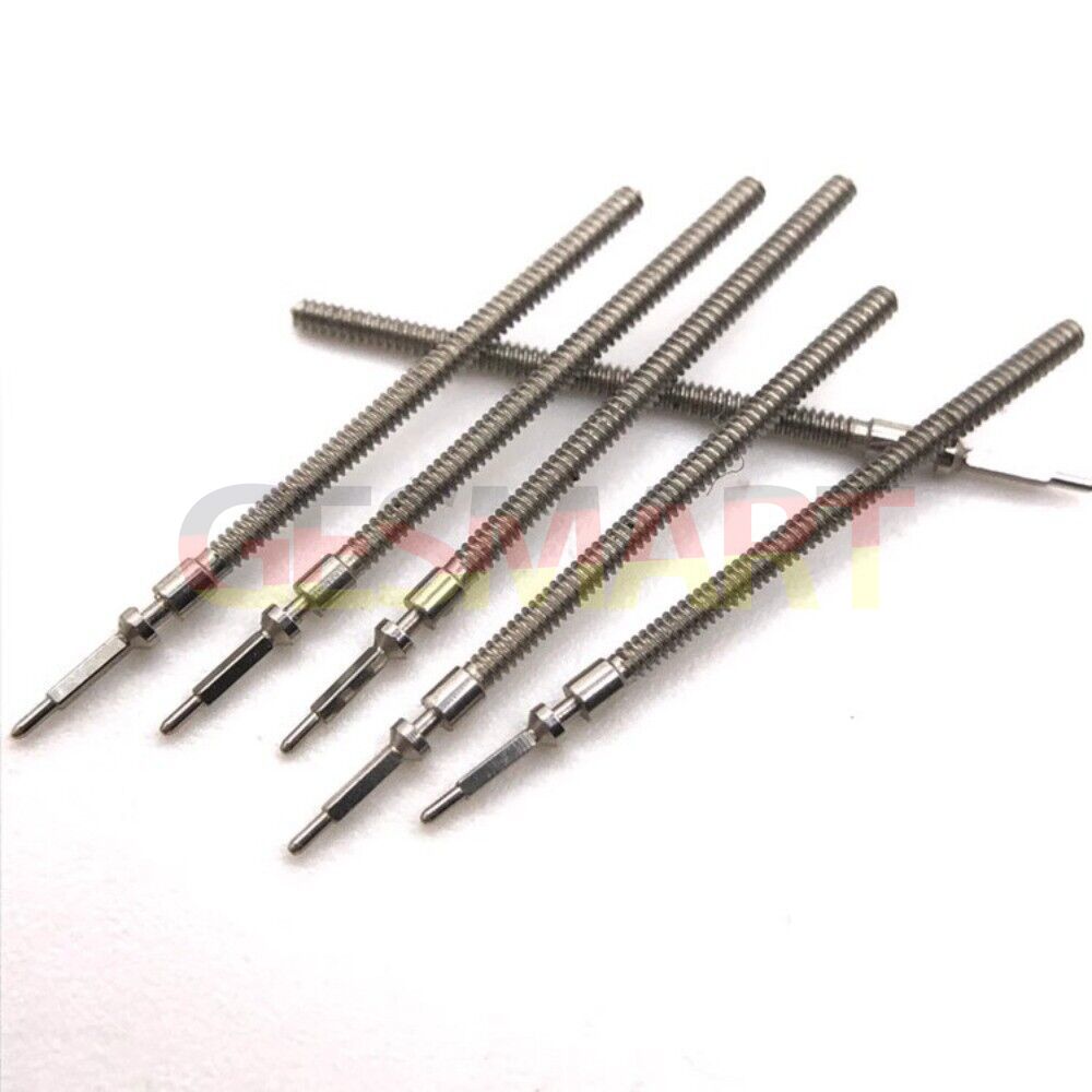 Watch winding stem for ETA 902.002 and 902.101 movements, compatible generic replacement part.