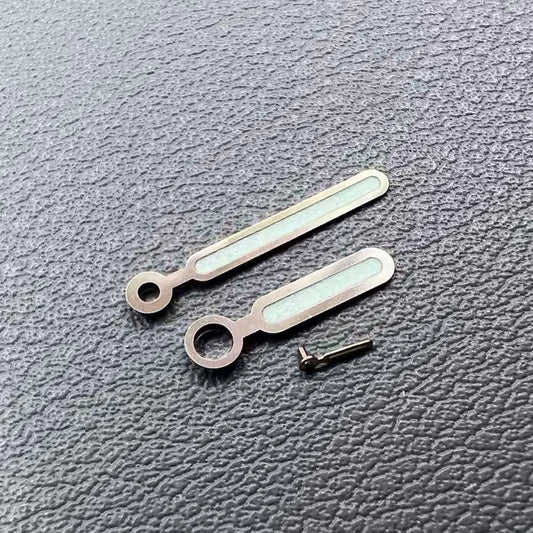 Orange Painted Rose Golden Trim Lume Hands Set for ETA6497 6498 ST3600 ST3620