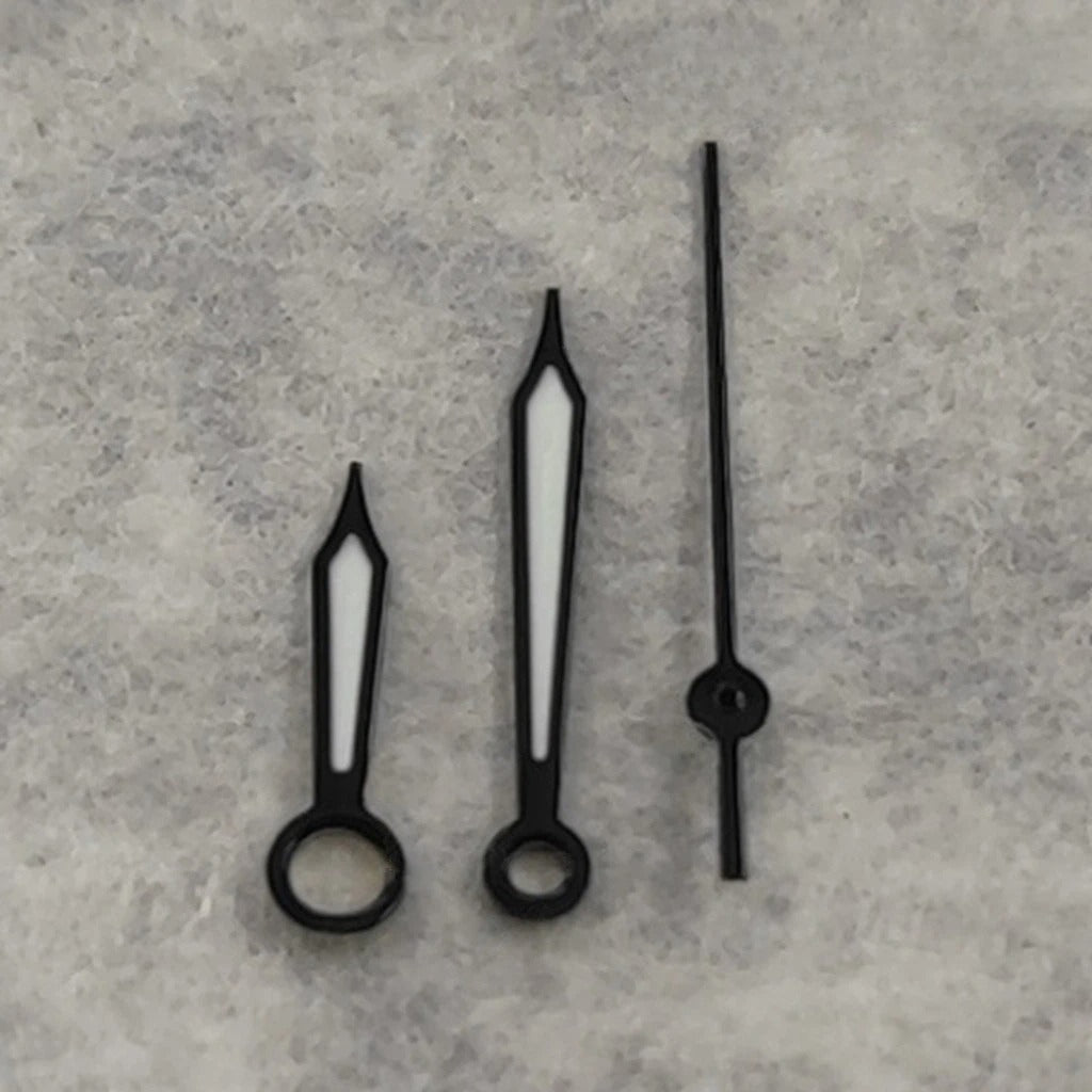 Modified Watch Hands Green Luminous For NH34 NH35 4R35 NH36 4R36  Movement