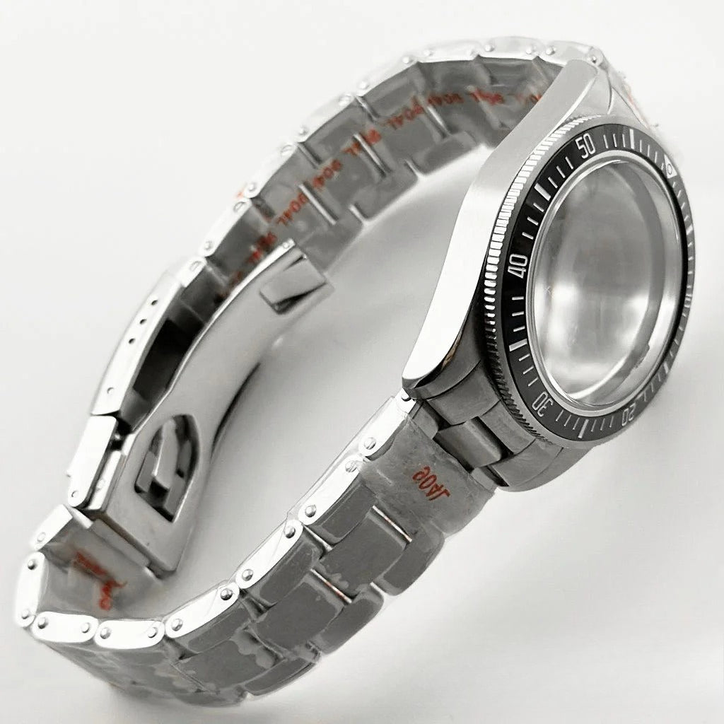 39MM Bezel Domed Sapphire Crystal Case for NH34 NH35 NH36 NH38 ETA 2824 PT5000