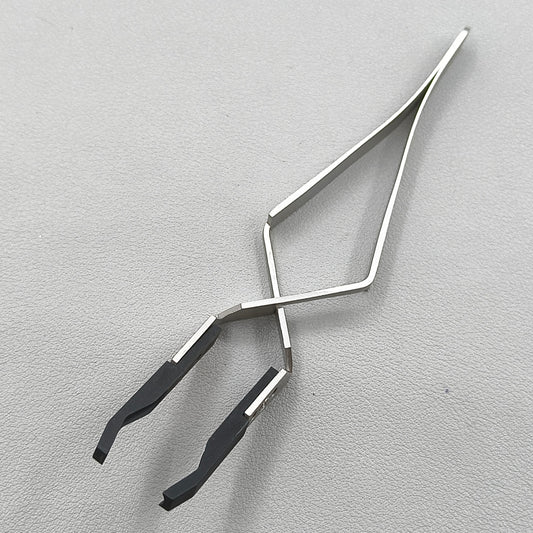 Swiss Bergeon 7140 Cross Locking Tweezers for Crystals and Dials
