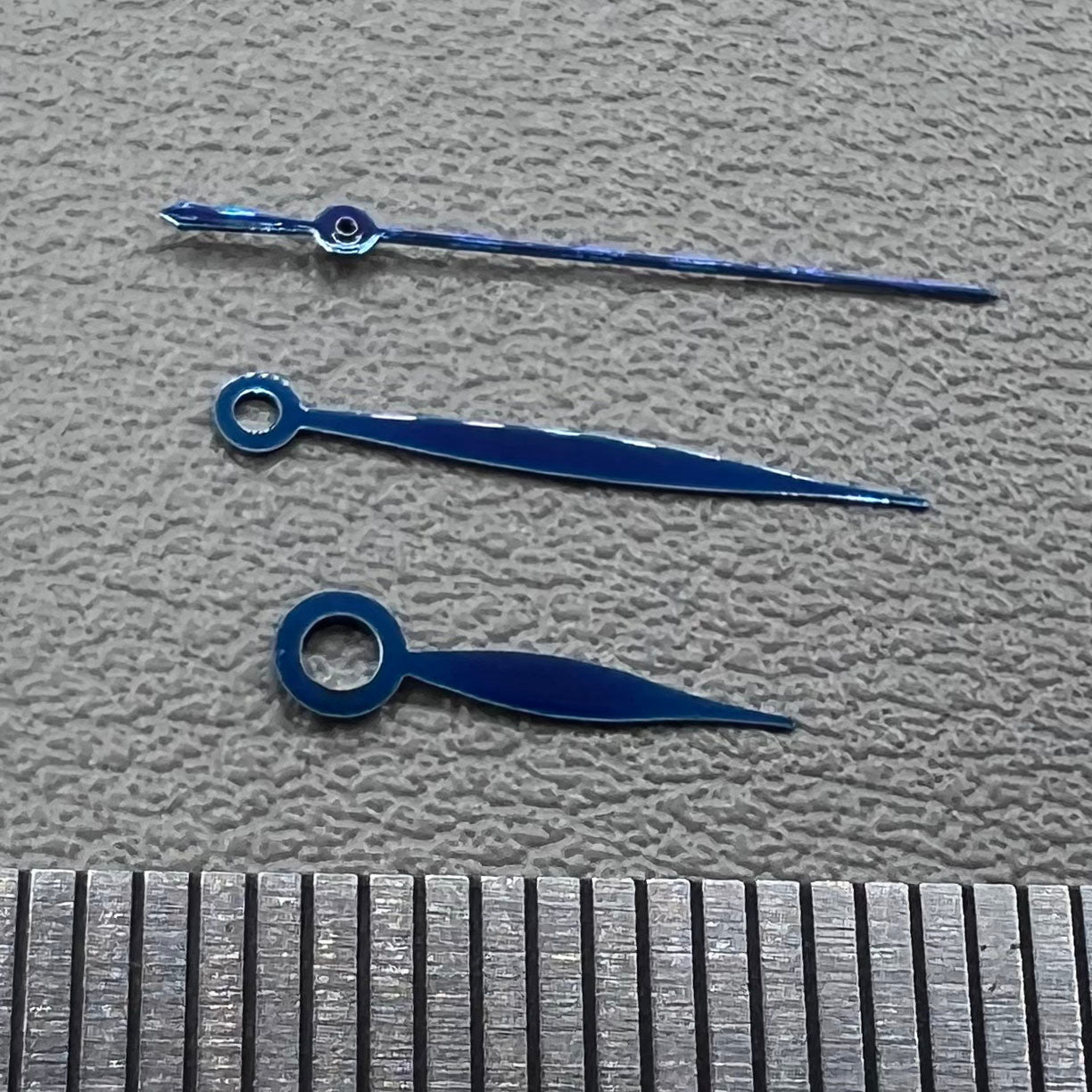 17.5mm blue 3 hands set for ETA2836 2824 2892A2 watch movement, precision fit accessory