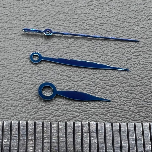 17.5mm blue 3 hands set for ETA2836 2824 2892A2 watch movement, precision fit accessory