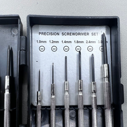 11-piece precision screwdriver set for watch and jewelry repairs
