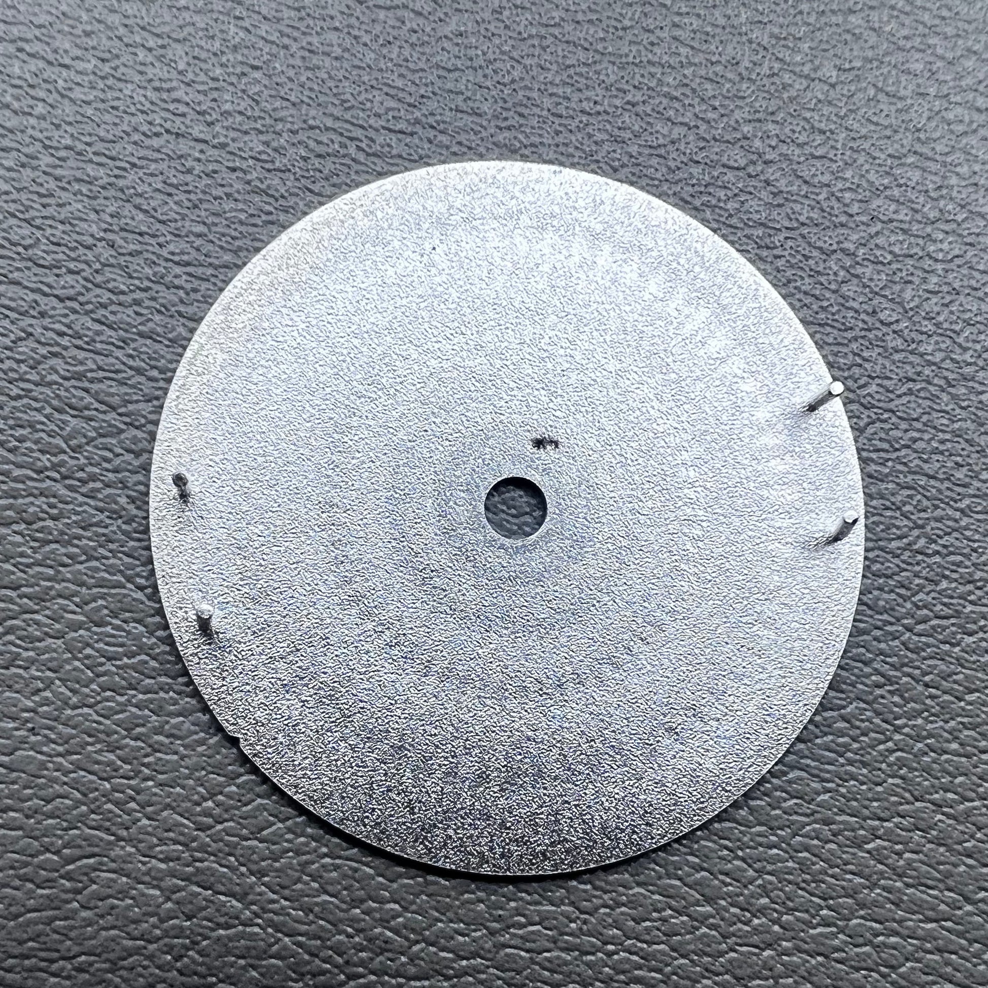 Ice Blue 28.5mm watch dial with radial pattern, no lume, for Miyota 8215 movement.