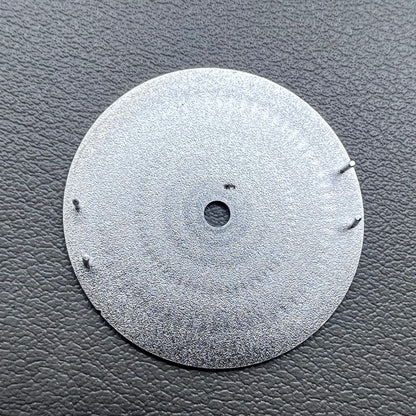 Ice Blue 28.5mm watch dial with radial pattern, no lume, for Miyota 8215 movement.