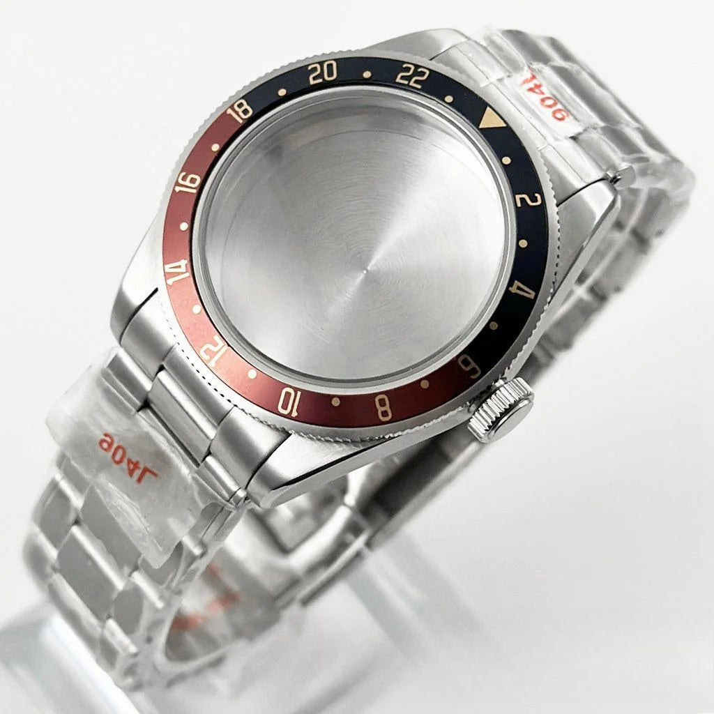 39MM Bezel Domed Sapphire Crystal Case for NH34 NH35 NH36 NH38 ETA 2824 PT5000
