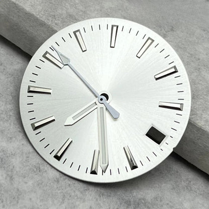 28.5mm Dial Watch Modified Green Luminous Dial For NH35 NH36 4R 7S Movement