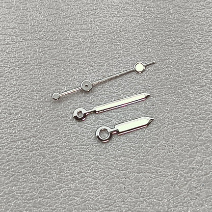 2 Sets Silver Trim Lume Watch Hands for Miyota 2035 Watch Quartz Movement