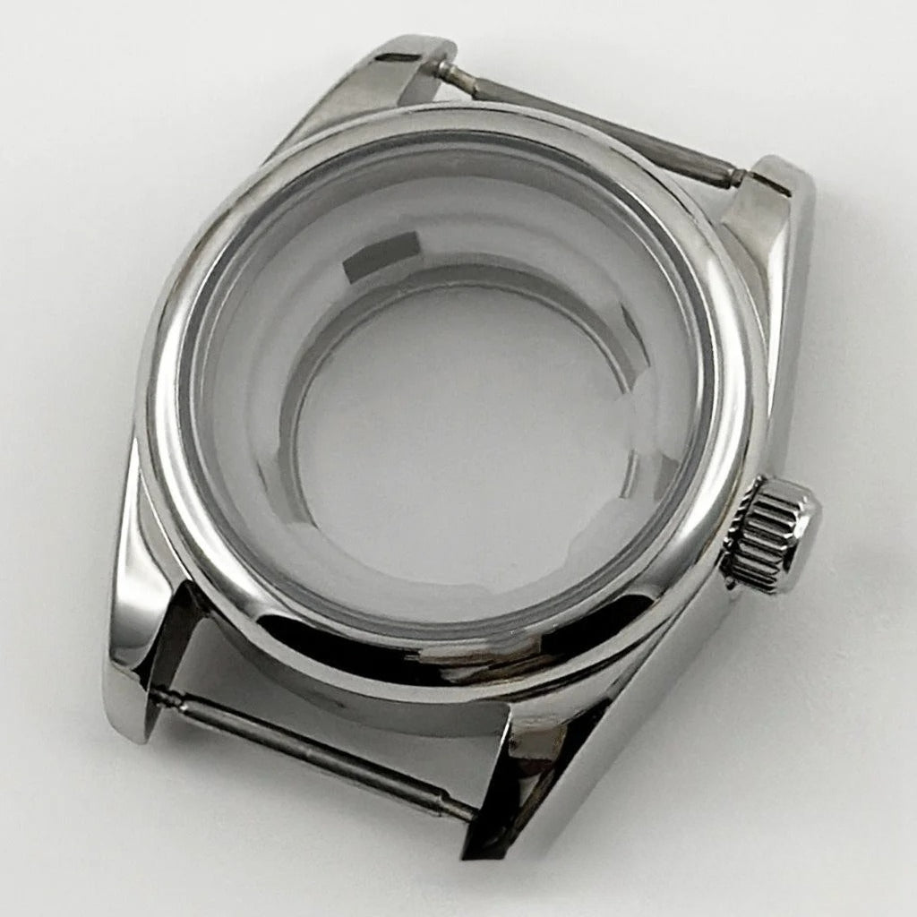 31MM Round Bezel Sapphire Glass Jubilee bracelet Watch Case Ladies Fit NH05 NH06