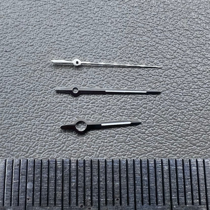 Silver Green Luminous Watch Hands Generic For ETA 2892 2836 2824