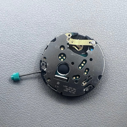 Swiss ISA 8371C quartz movement by ISA, multifunctional watch mechanism for precise timekeeping.