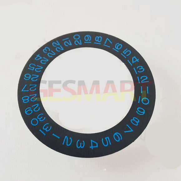 Blue Font Date Wheel Overlay for ETA2824 2836 Miyota 8215/8200 Movement Date@3