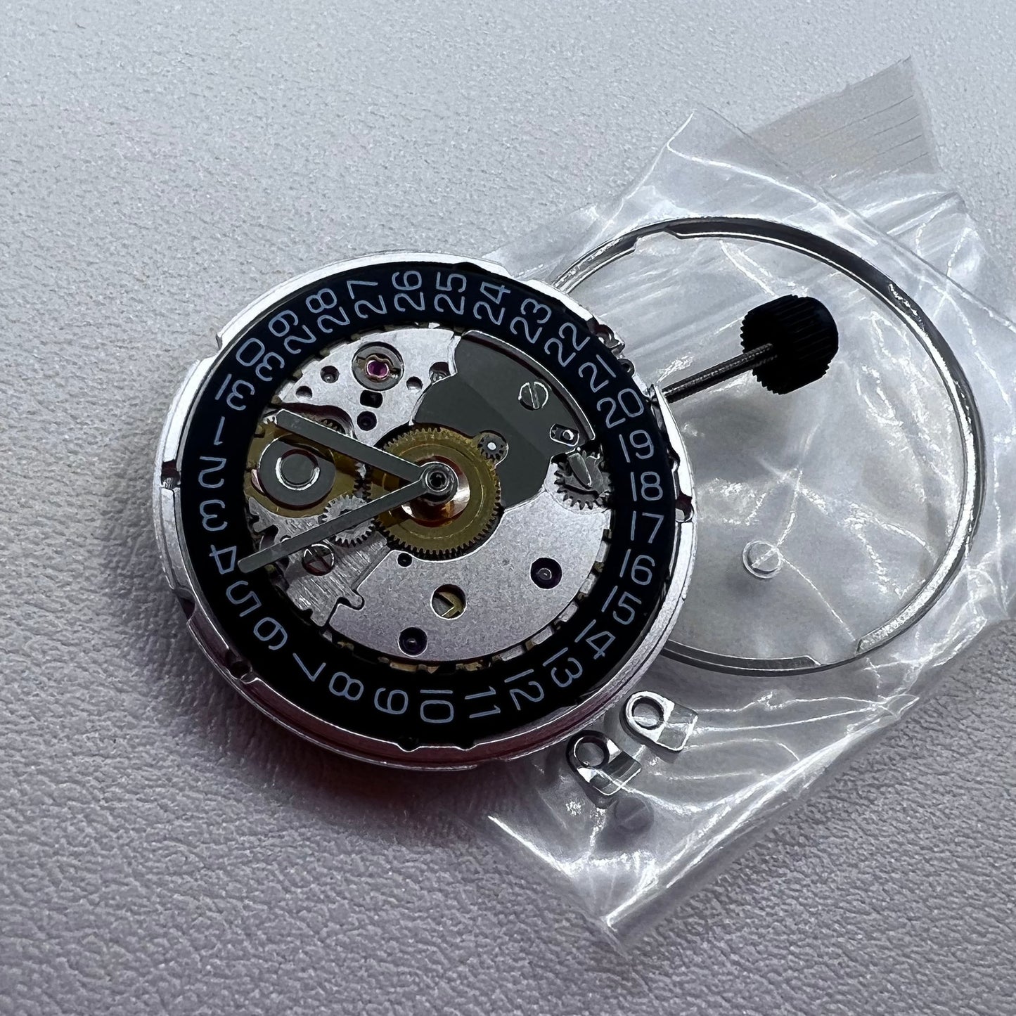 Seagull 2824 Mechanical Movement Single Calendar@3 Black Dial