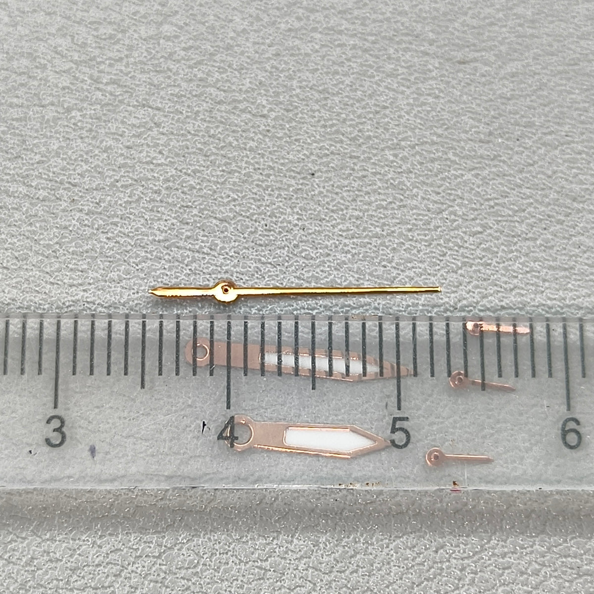 Typical Green Lume Rose Golden Trim Watch Hands for OS10 OS60 OS80 Movement Watch Part