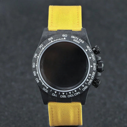 SEAGIS 38.0mm carbon fiber case VK63 popular nylon cowhide strap fastener