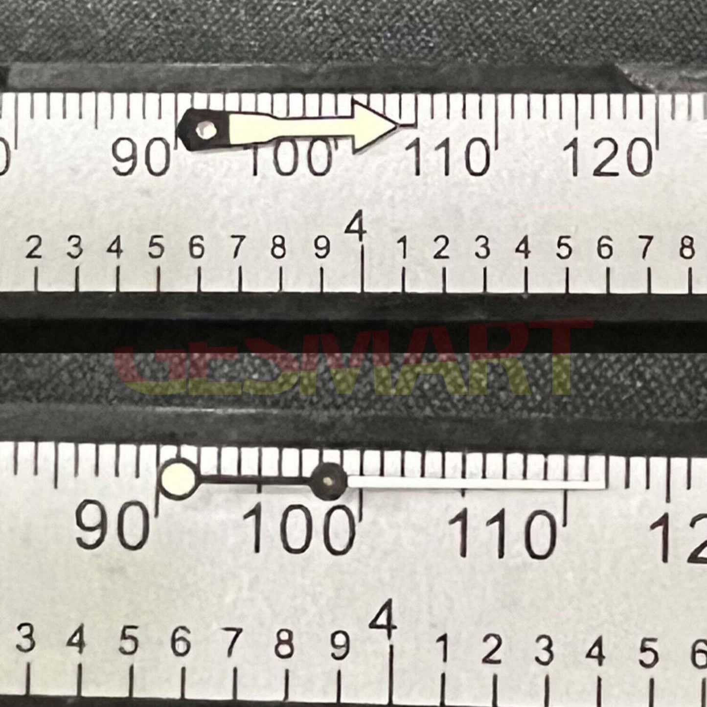 C3 Super Green Lume watch hands for SKX007 with NH36 movement, enhancing visibility and precision.