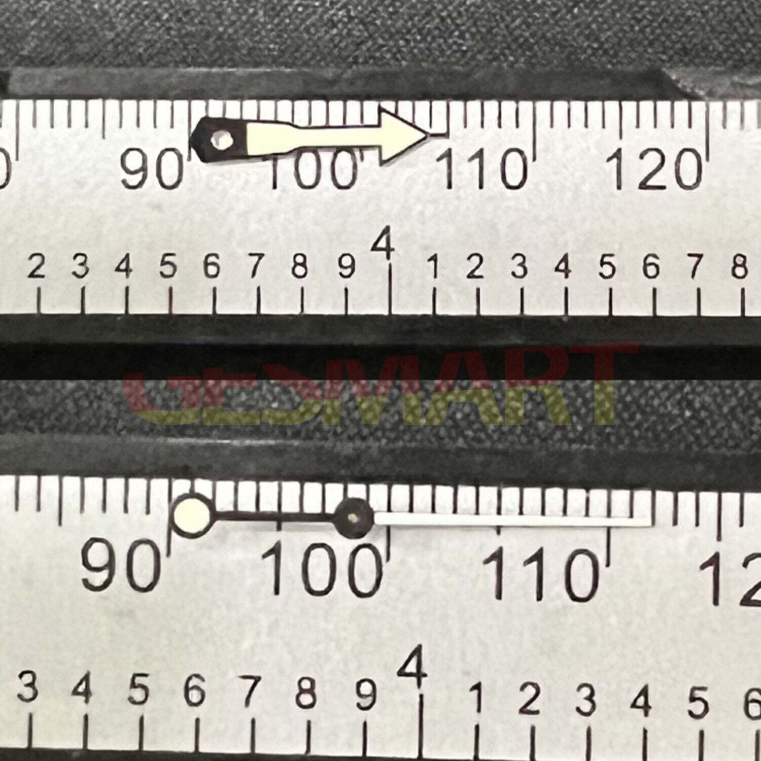 C3 Super Green Lume watch hands for SKX007 with NH36 movement, enhancing visibility and precision.