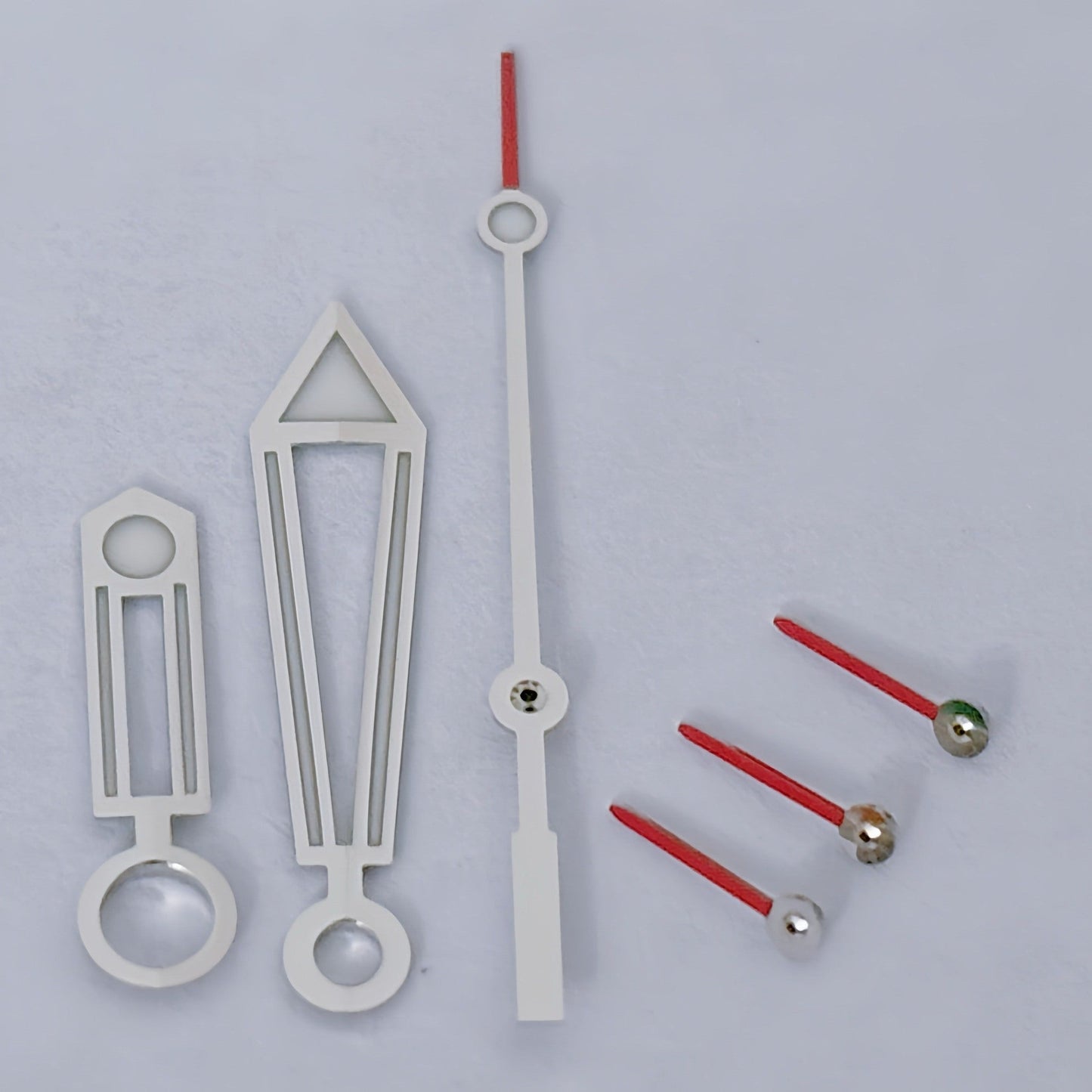 Red Second Hand Silver Trim Watch Hands for Speedmaster/Seamaster ETA/Dandong 7750